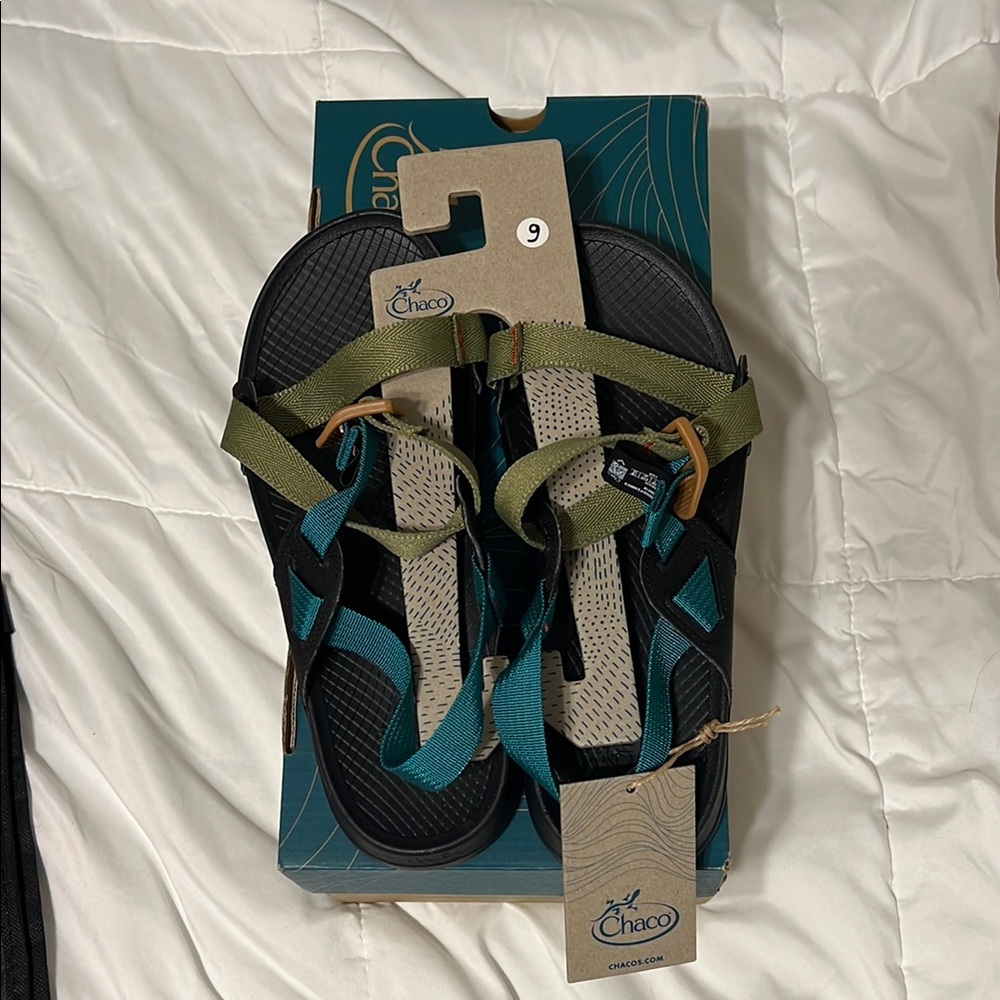 Chaco Lowdown Avocado Teal Sandal